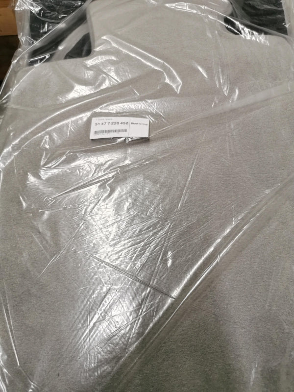 Original BMW 5er F10 Fußmattensatz Velours Everestgrau 51477220452