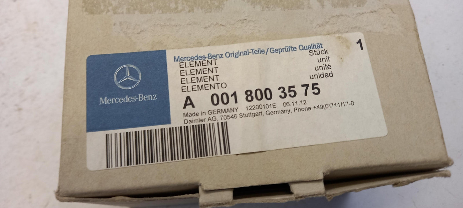 Original MERCEDES-BENZ W638 W901-905 Tür Stellelement rechts A0018003575