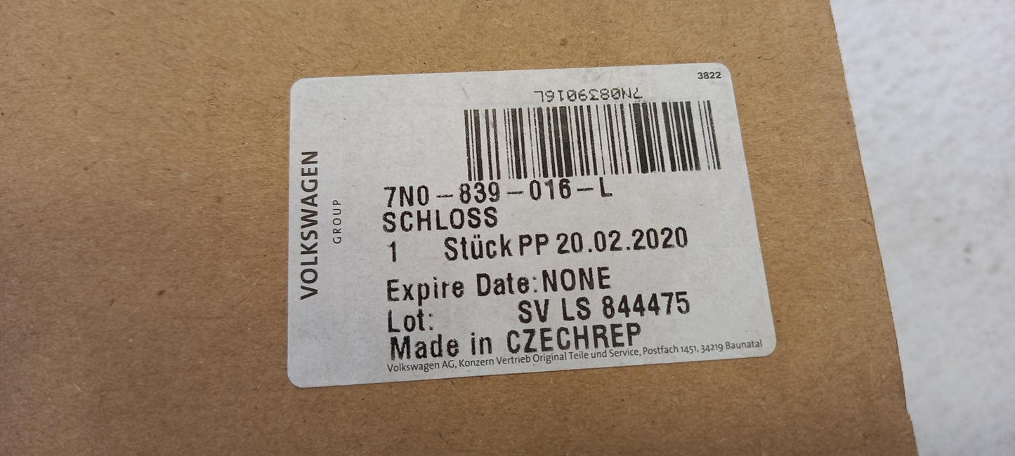 Original OE Volkswagen Türschloss 7N0839016L