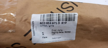 Original OE Volkswagen Stoßfänger Lüftungsgitter 6C0853671DRYP
