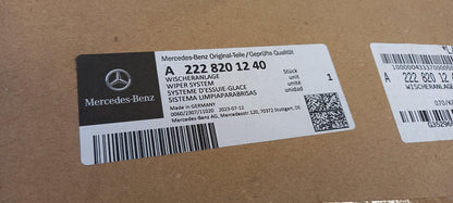 Original MERCEDES-BENZ S-Klasse 2013-2020 Wischergestänge Vorne A2228201240