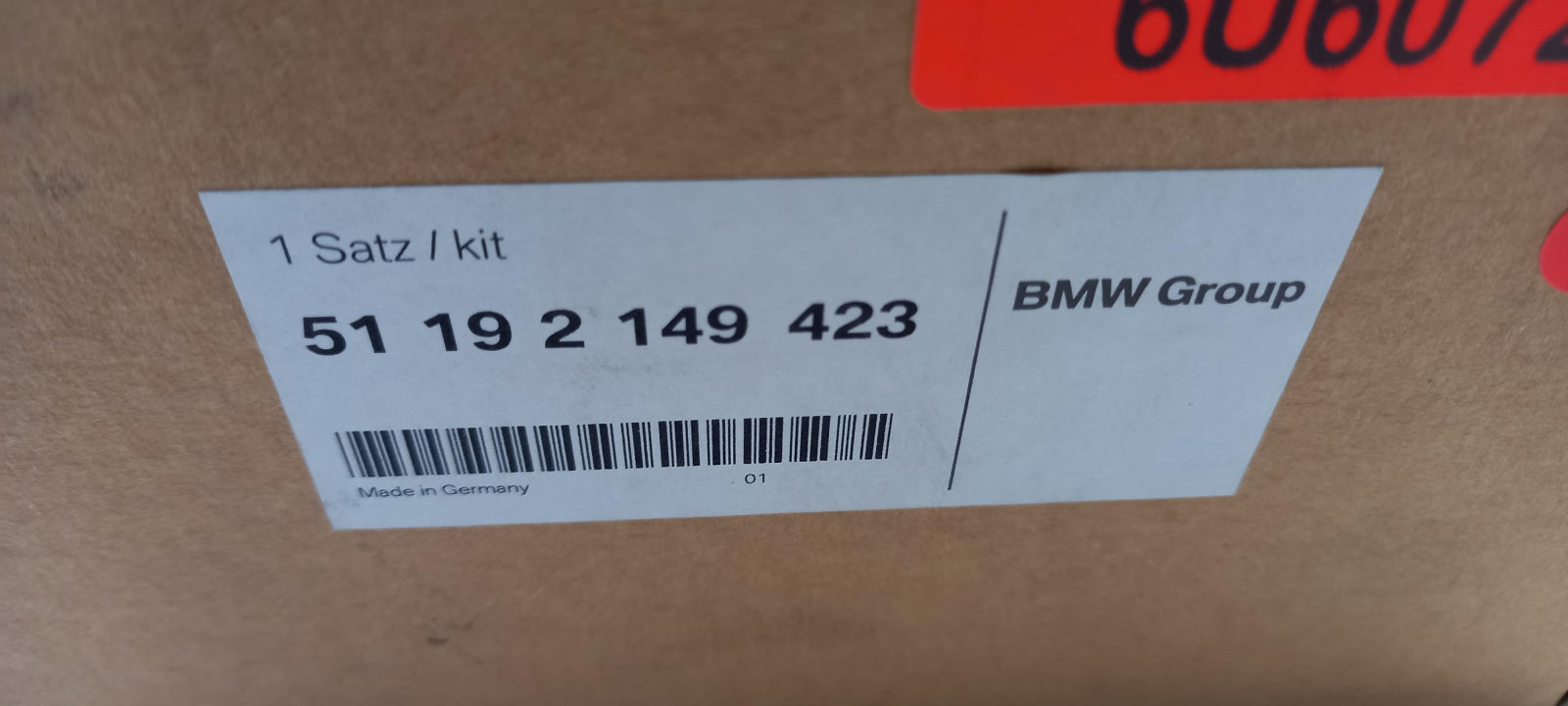 Original BMW 3' E90 Stoßstangen Zierleiste vorne links Carbon 51192149423