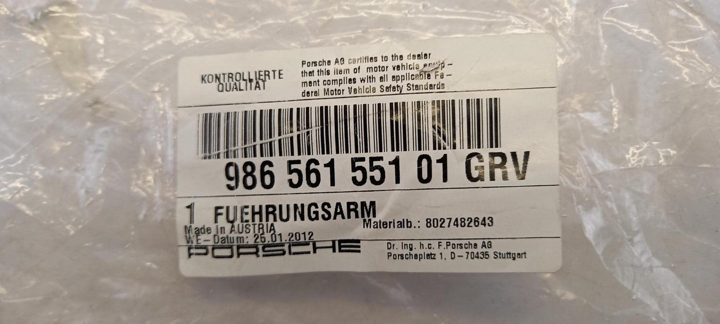 Original PORSCHE Boxster 986 Schwenkhebel grundiert links 98656155101GRV