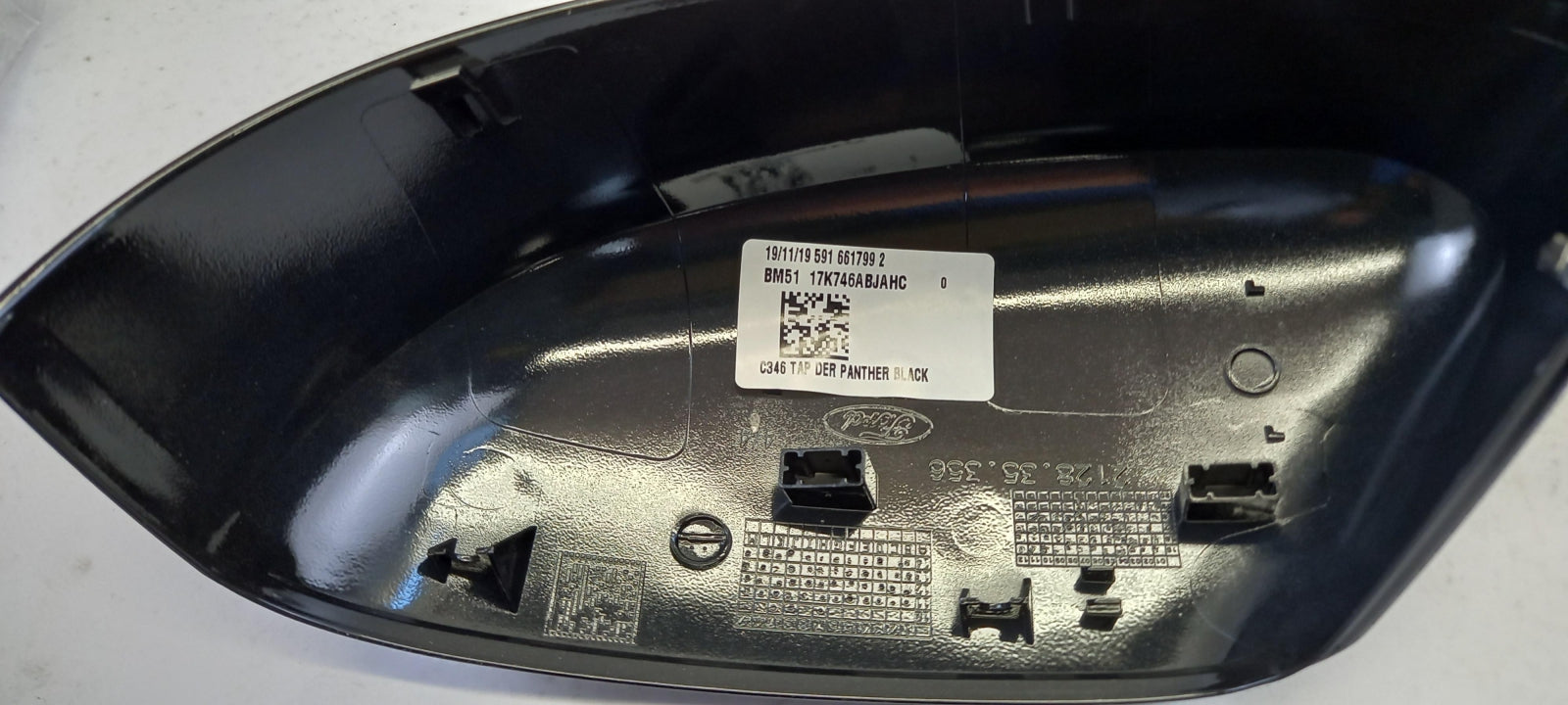 Original FORD Focus Mk3 Außenspiegel Abdeckung rechts Panther-Schwarz 2032195