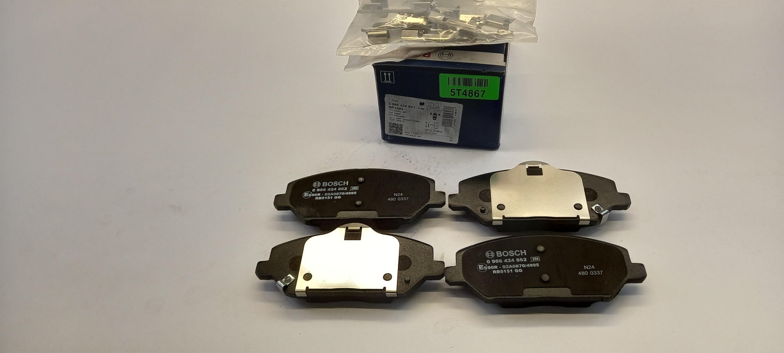 BOSCH für HYUNDAI i30 (2016-) KIA Ceed (2018-) Bremsbeläge Vorne 0986424862