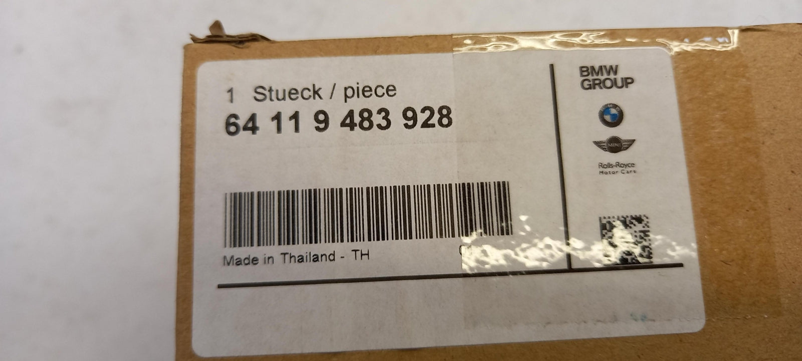 Original BMW X5 E70 X6 E71 E82 E88 E90-93 Z4 Steuergerät 64119483928