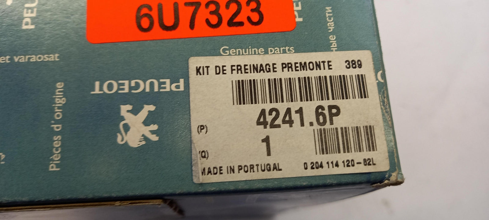 Original PEUGEOT 309 Bremsbackensatz 42416P