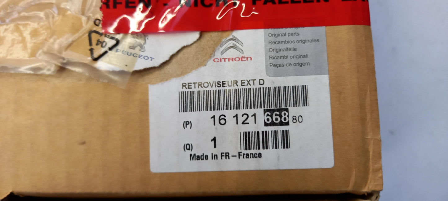 Original PEUGEOT 508 Außenspiegel rechts 1612166880