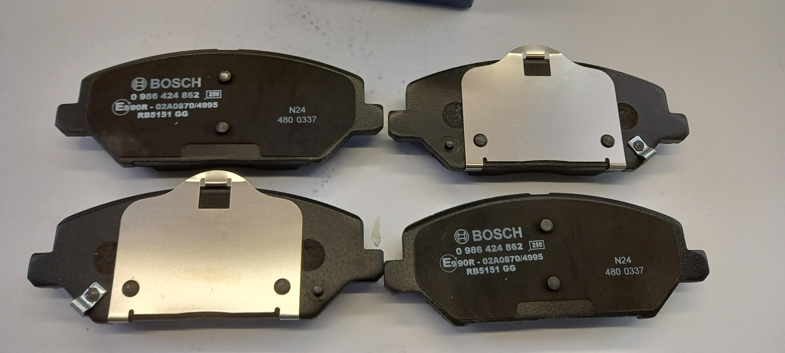 BOSCH für HYUNDAI i30 (2016-) KIA Ceed (2018-) Bremsbeläge Vorne 0986424862