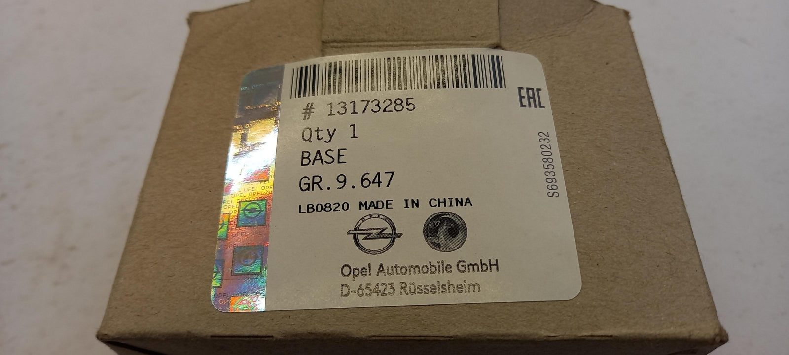 Original OPEL Zafira-B Antennenfuss 13173285