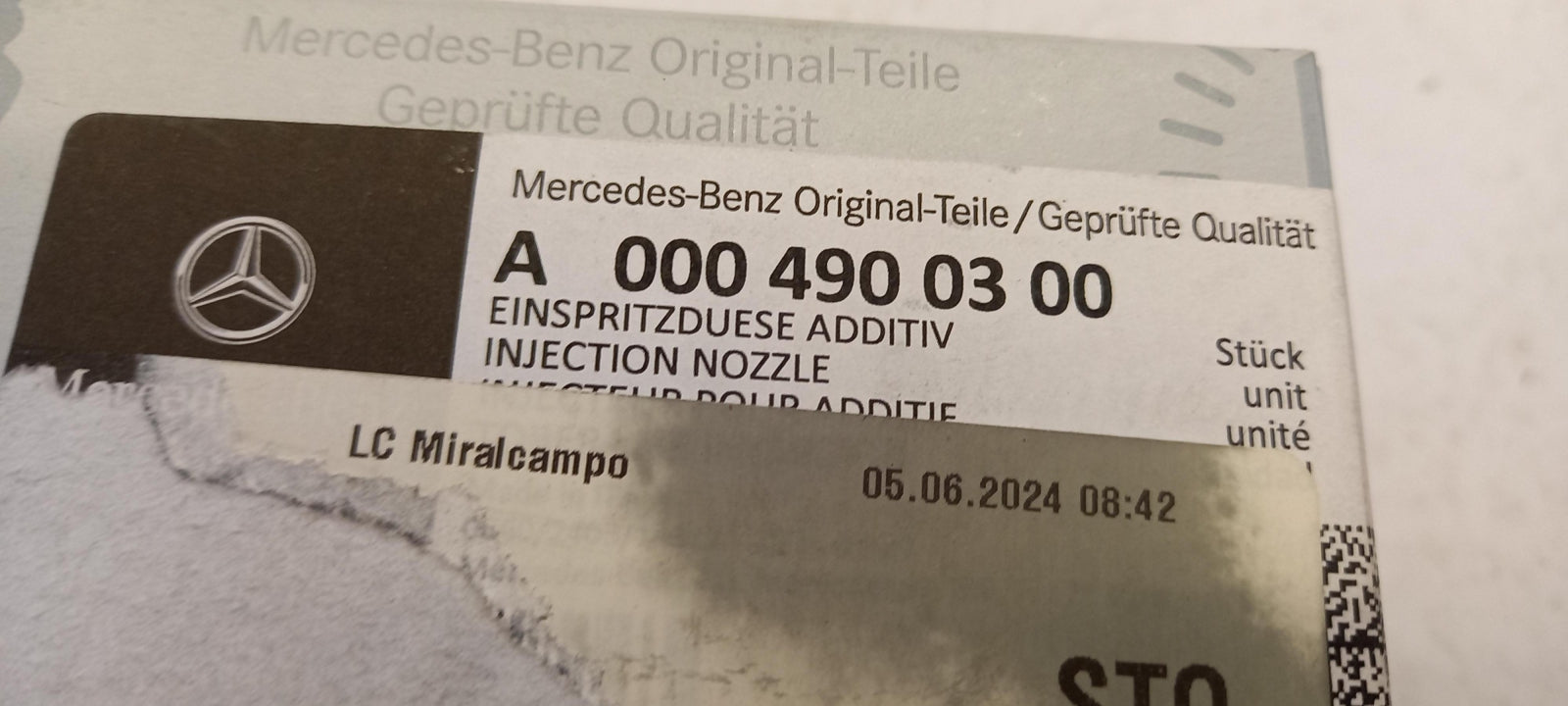 Original OE MERCEDES-BENZ Harnstoffeinspritzung Fördermodul A0004900300