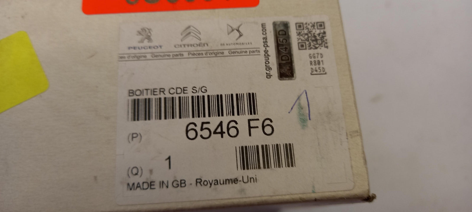 Original OE Peugeot 6546F6