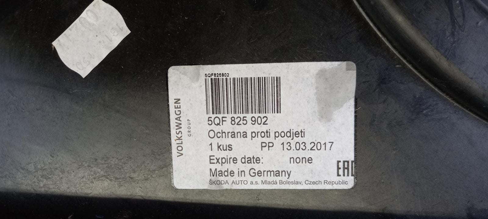 Original SKODA Kodiaq I NS Unterfahrschutz 5QF825902