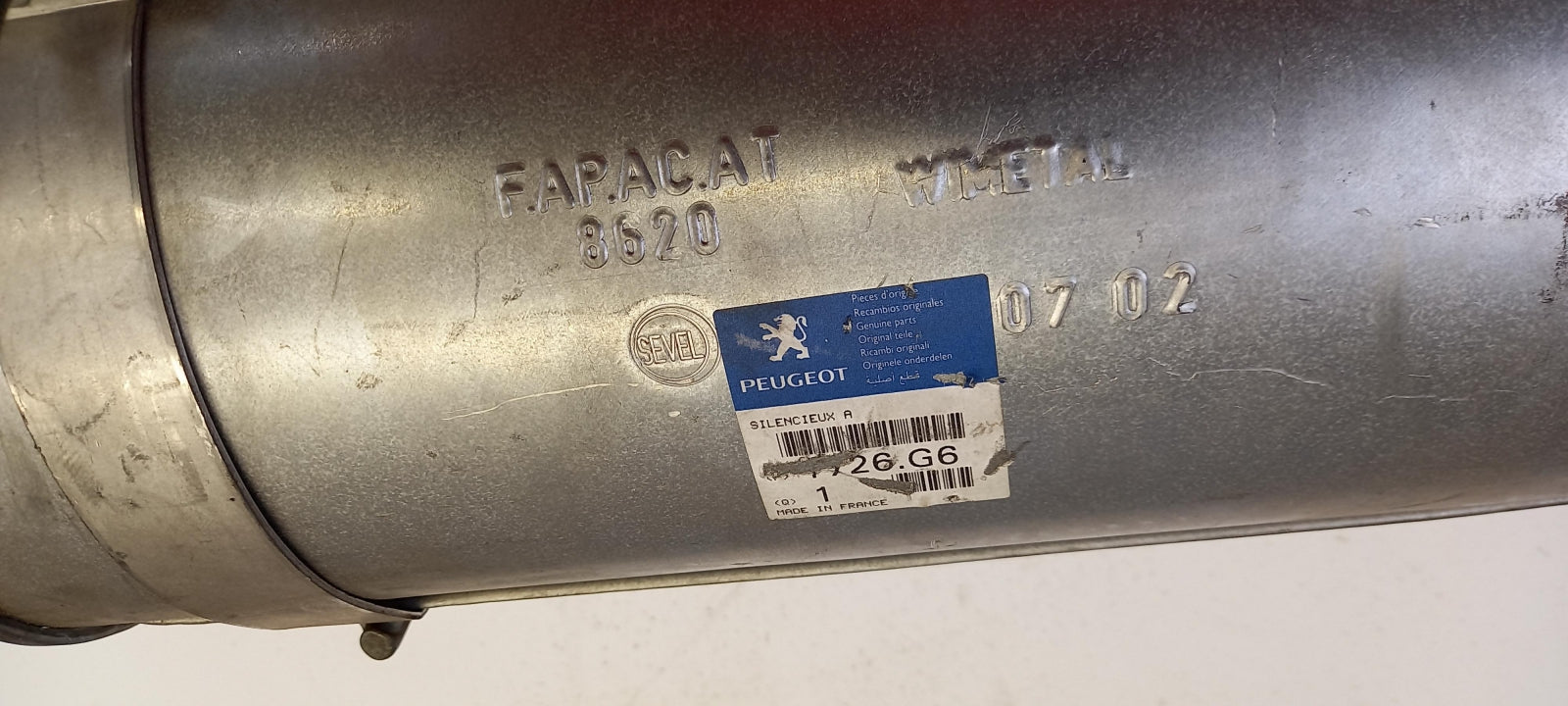 Original PEUGEOT Expert CITROEN Jumpy I II Abgasanlage Schalldämpfer 1726G6