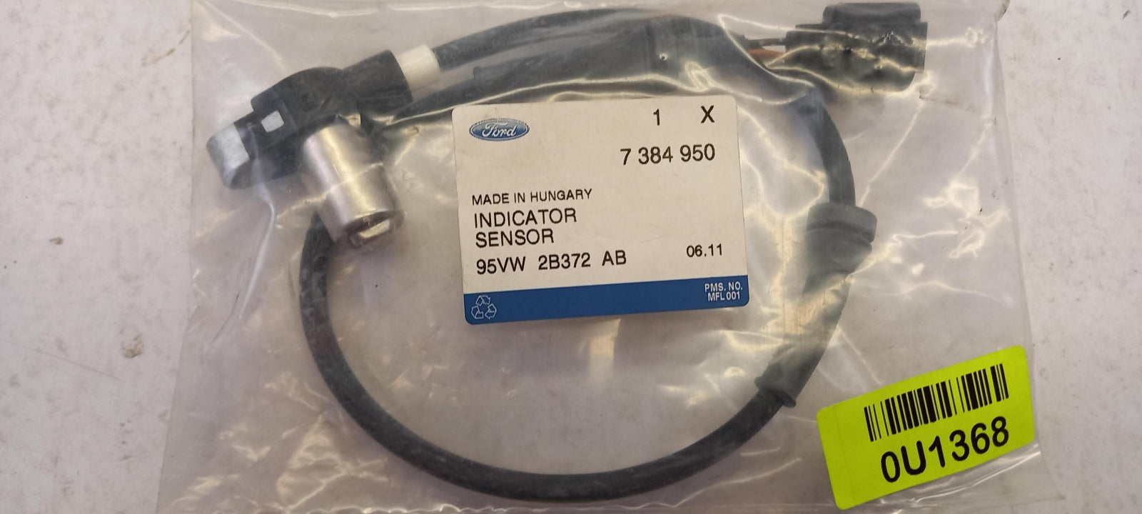 Original FORD Galaxy (2000-2006) Raddrehzahl Sensor 7384950