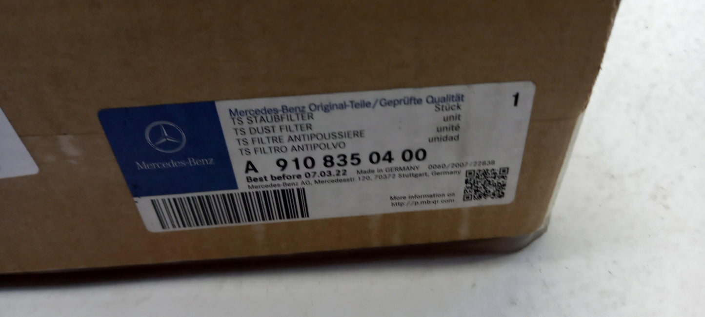 Original MERCEDES-BENZ Sprinter 907 Innenraumfilter A9108350400