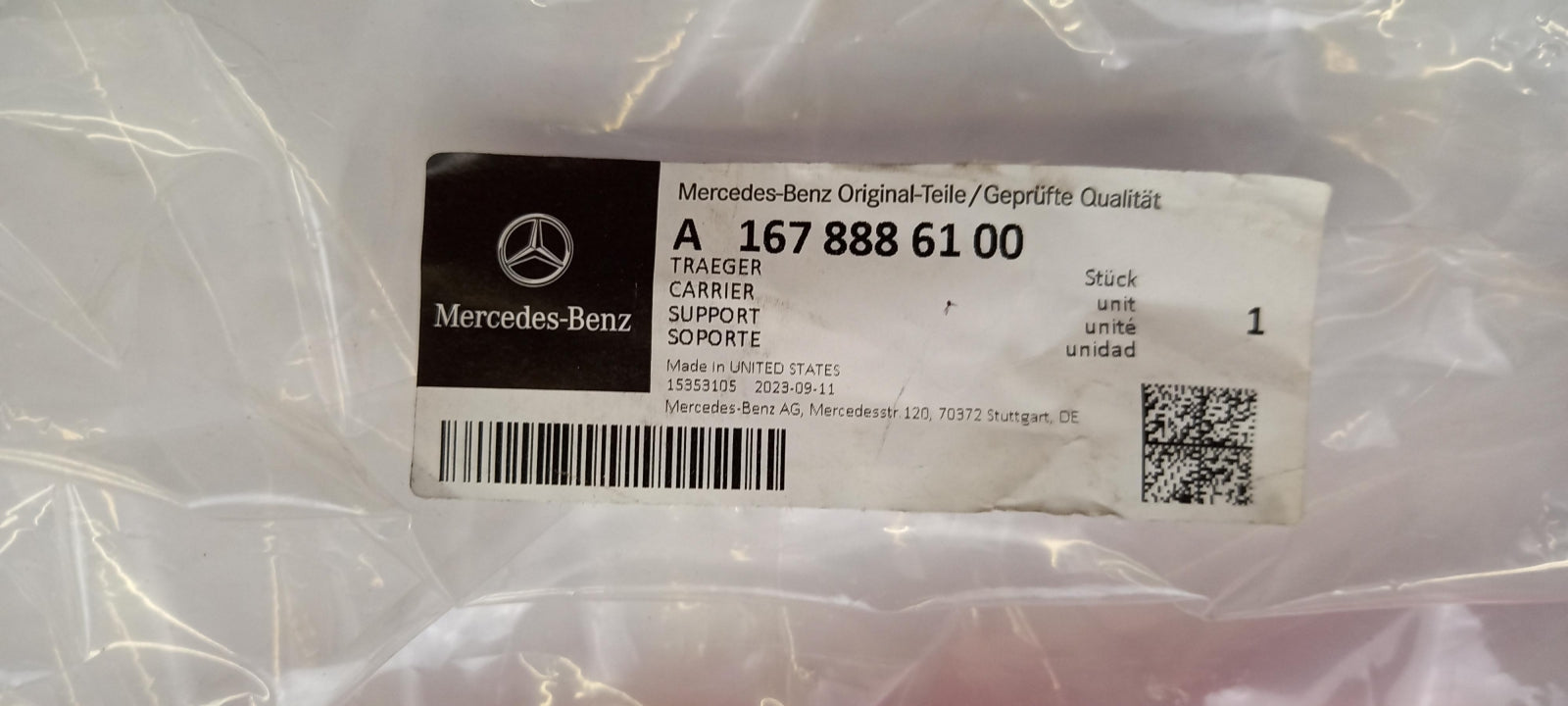 Original OE MERCEDES-BENZ Kühlergitter A1678886100