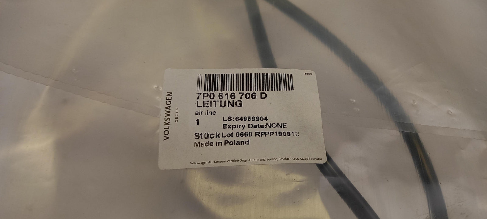Original OE Volkswagen 7P0616706D