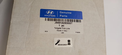 Original HYUNDAI Kona Hybrid Heckklappe Zierleiste Silber J9491ADE00ST