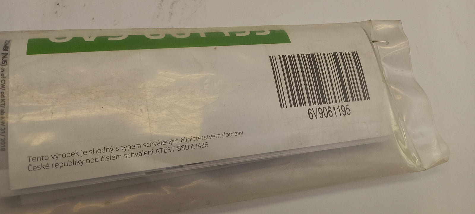 Original OE Volkswagen Ladekantenschutz 6V9061195