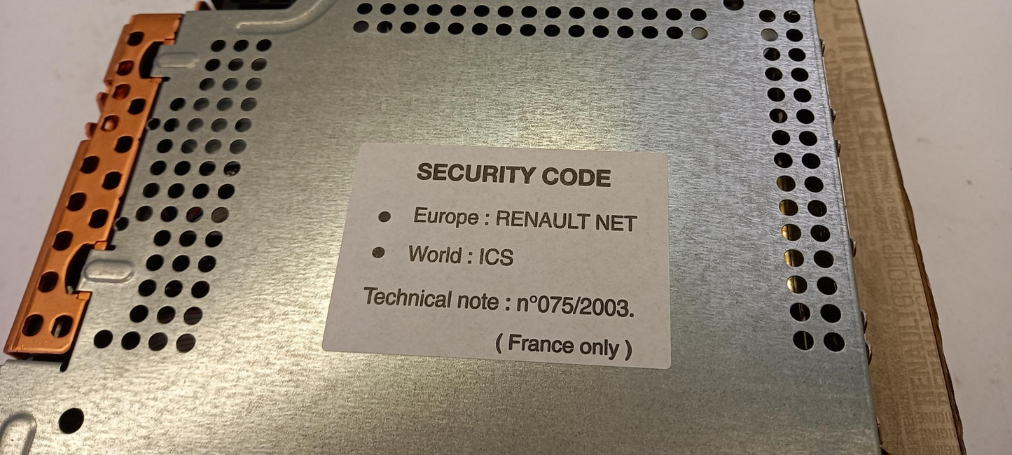 Original RENAULT Megane II Scenic Multimedia Haupteinheit 8200505112