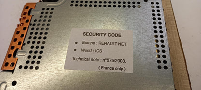 Original RENAULT Megane II Scenic Multimedia Haupteinheit 8200505112