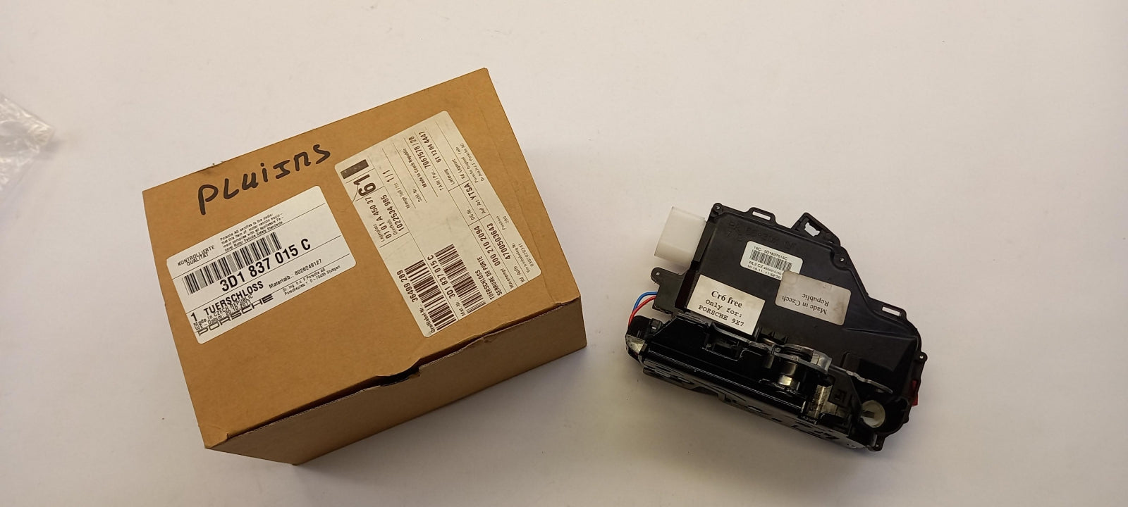 Original PORSCHE 911 997 05-13 Türschloss links 3D1837015C