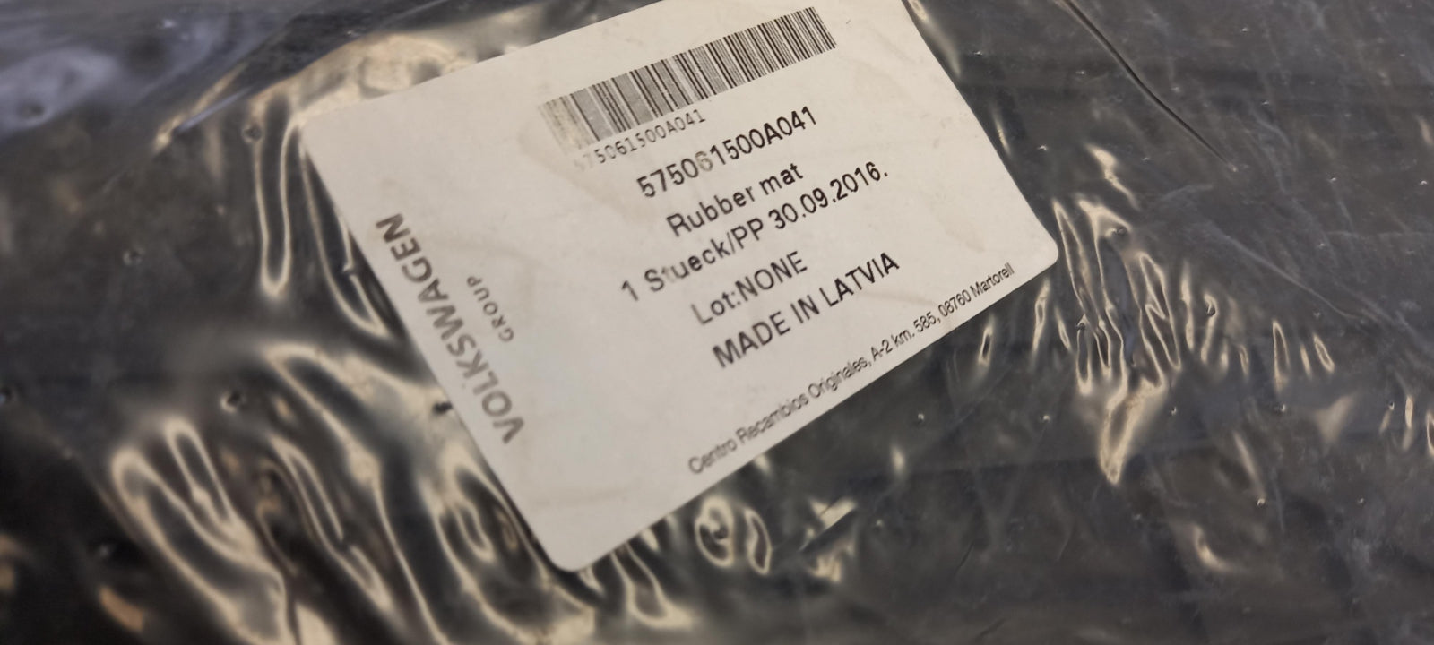 Original SEAT Ateca Tarraco Fußmattensatz RHD 575061500A041