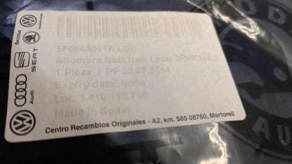 Original SEAT Leon SC (5F) (2013-2020) Fußmattensatz 5F0863011ALOE