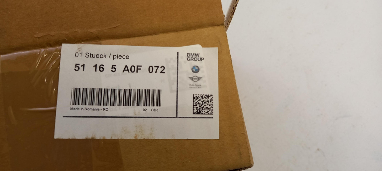 Original BMW 3er G20 G21 Getränkehalterblende Aluminium Tetragon 51165A0F072