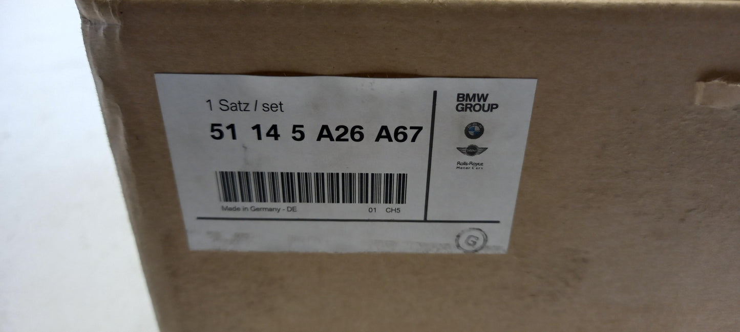 Original BMW X3 G01 X4 G02 iX3 G08 Seitenschwellerfolie Frozen Black 51145A26A67