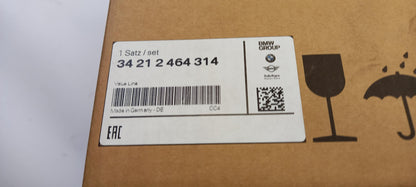 Original BMW 1er F20 F21 Bremsbeläge mit Warnkontakt hinten 34212464314