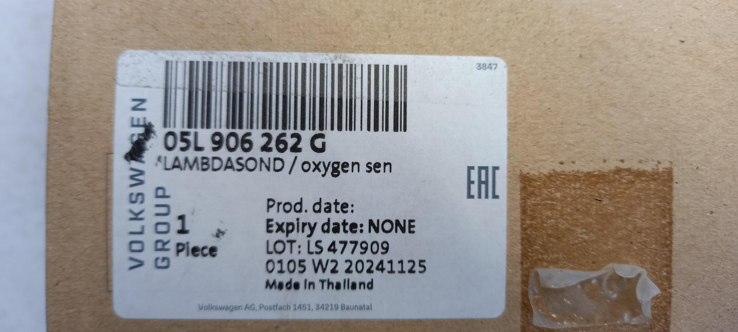 Original OE Volkswagen Lambdasonde 05L906262G