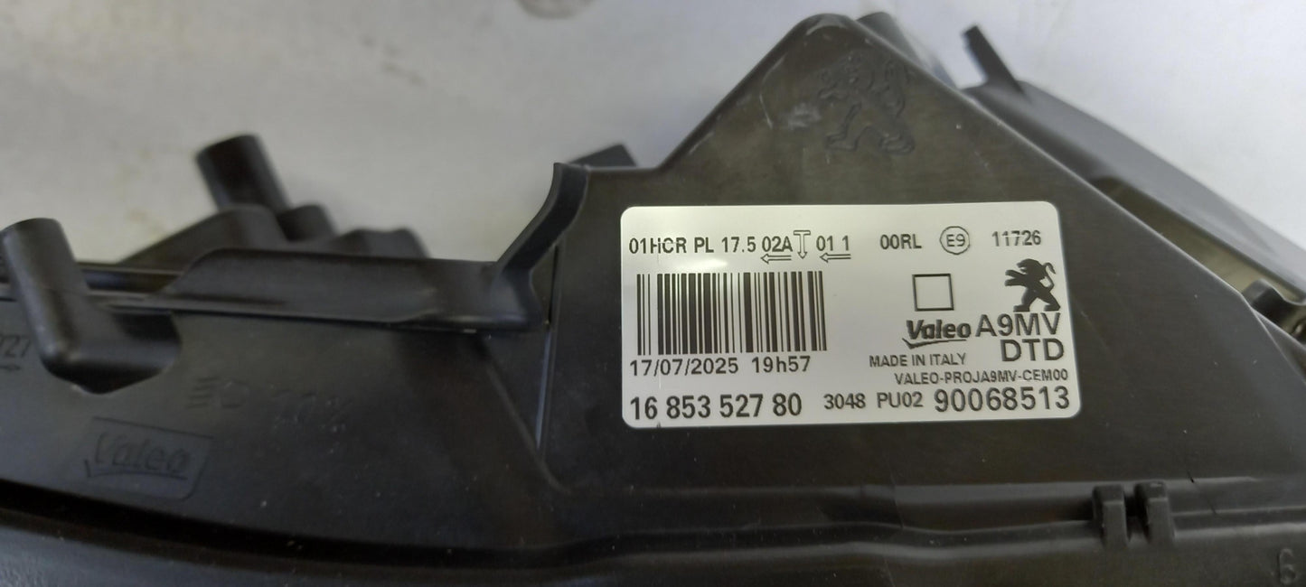 Original PEUGEOT 208 I CA CC Halogen Scheinwerfer vorne rechts 1685352780