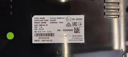 Original RENAULT Megane IV Grandtour / RS  Anzeigeeinheit 681034457R