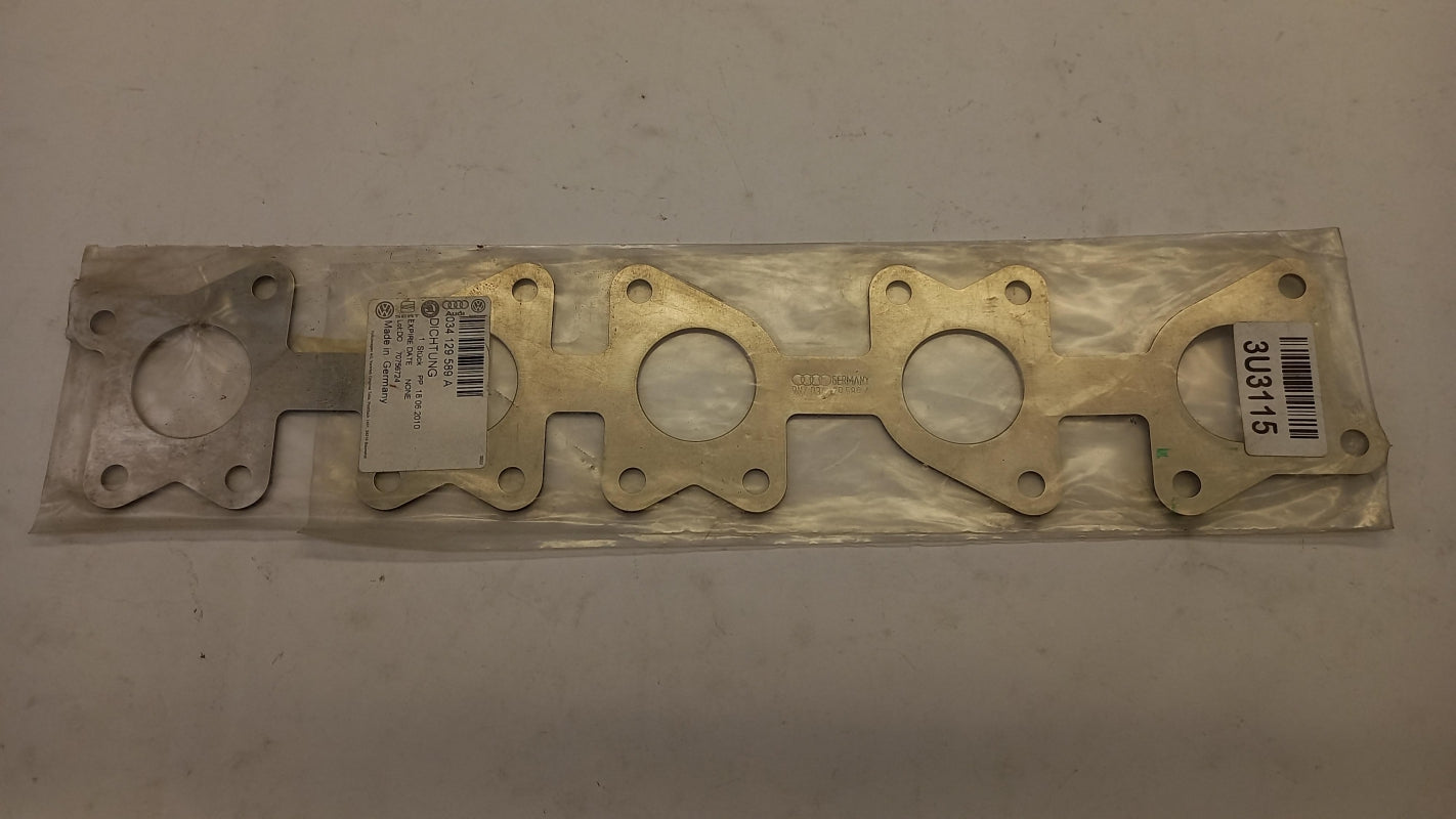 Original AUDI 100 80 S2 S4 S6 Coupe 2.2l Abgaskrümmer Dichtung 034129589A