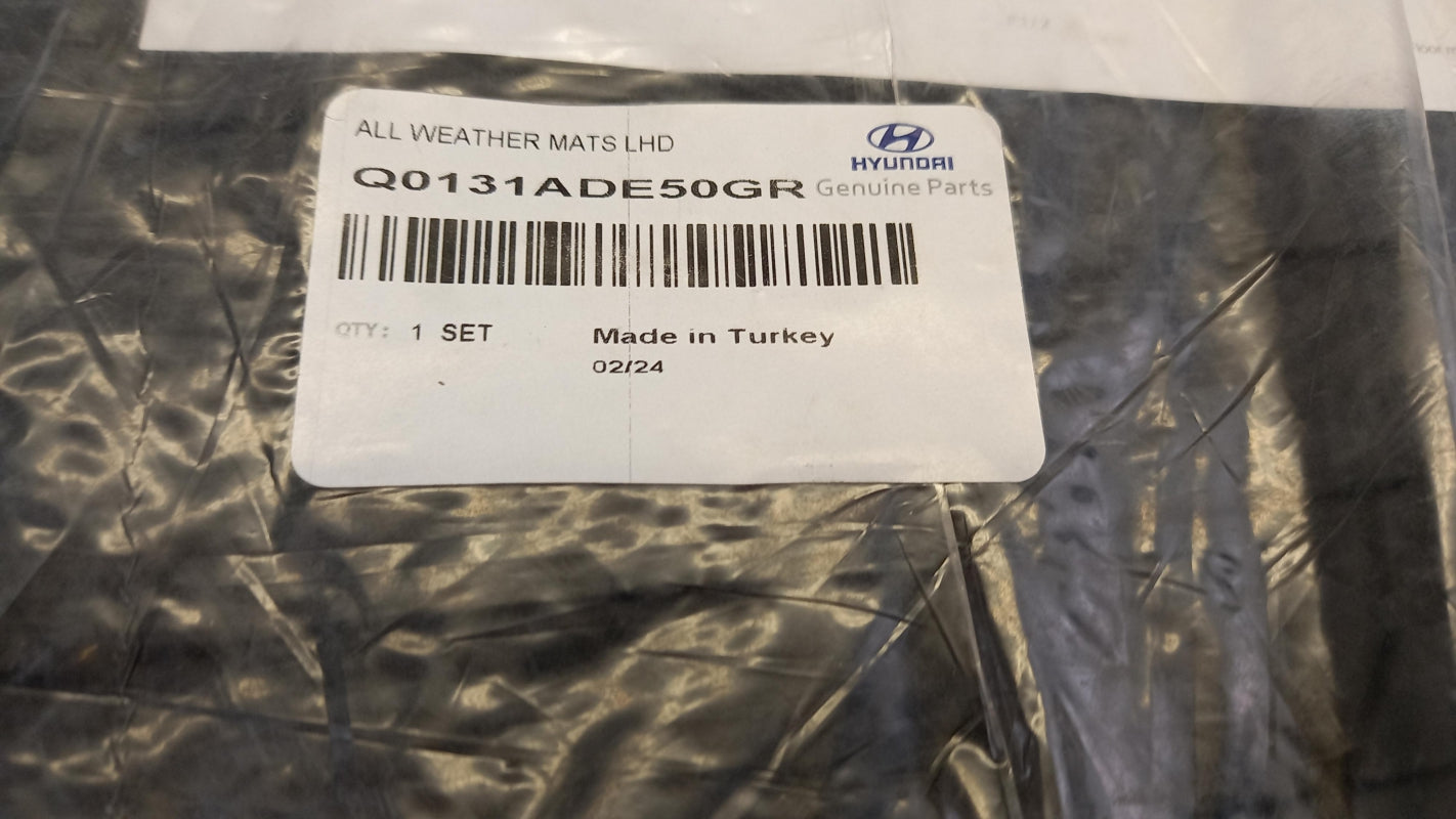 Original HYUNDAI Bayon 2021-2025 Fußmattensatz Q0131ADE50GR
