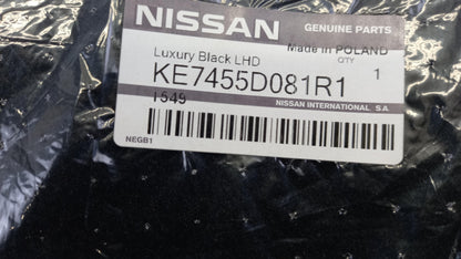 Original NISSAN Infiniti QX30 VEL MAT RED LHD Fußmattensatz KE7455D081R1