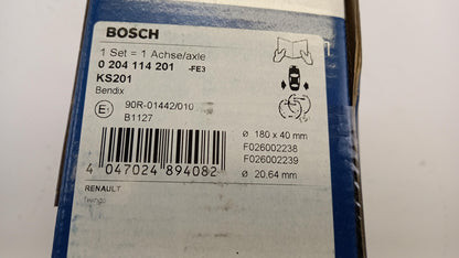 BOSCH für RENAULT Twingo I Bremsbackensatz Hinten 0204114201