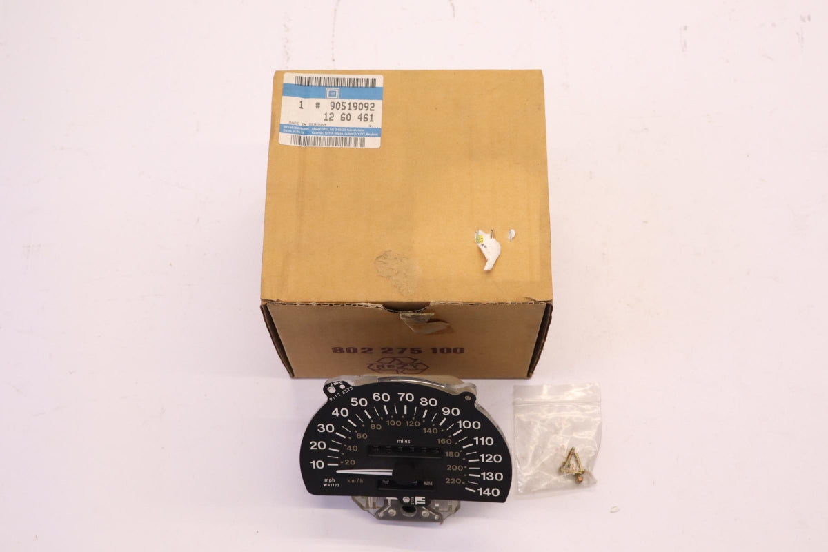 Original OPEL Astra-F T92 Geschwindigkeitsmesser Tachometer mph 90519092