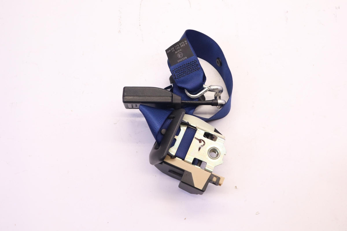 Original OPEL Corsa-C Sicherheitsgurt blau hinten mitten 13122362