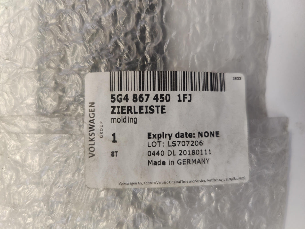 Original OE Volkswagen Zierleiste 5G48674501FJ