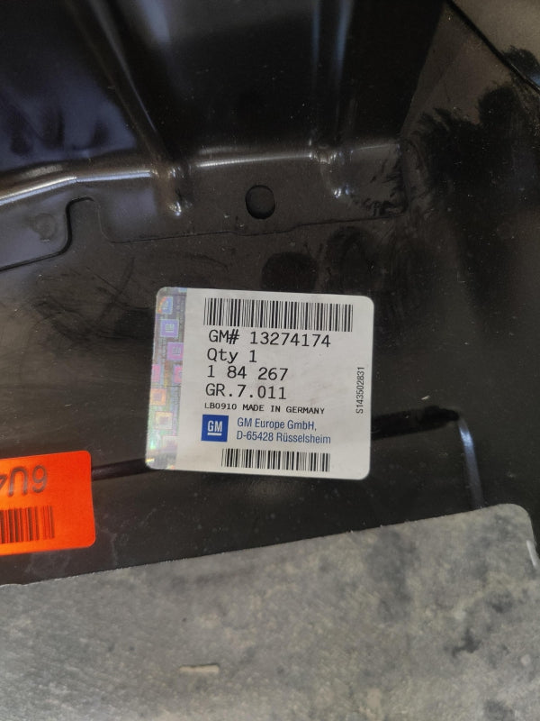 Original OPEL Zafira-B Rückwand Verstärkung unten 13274174