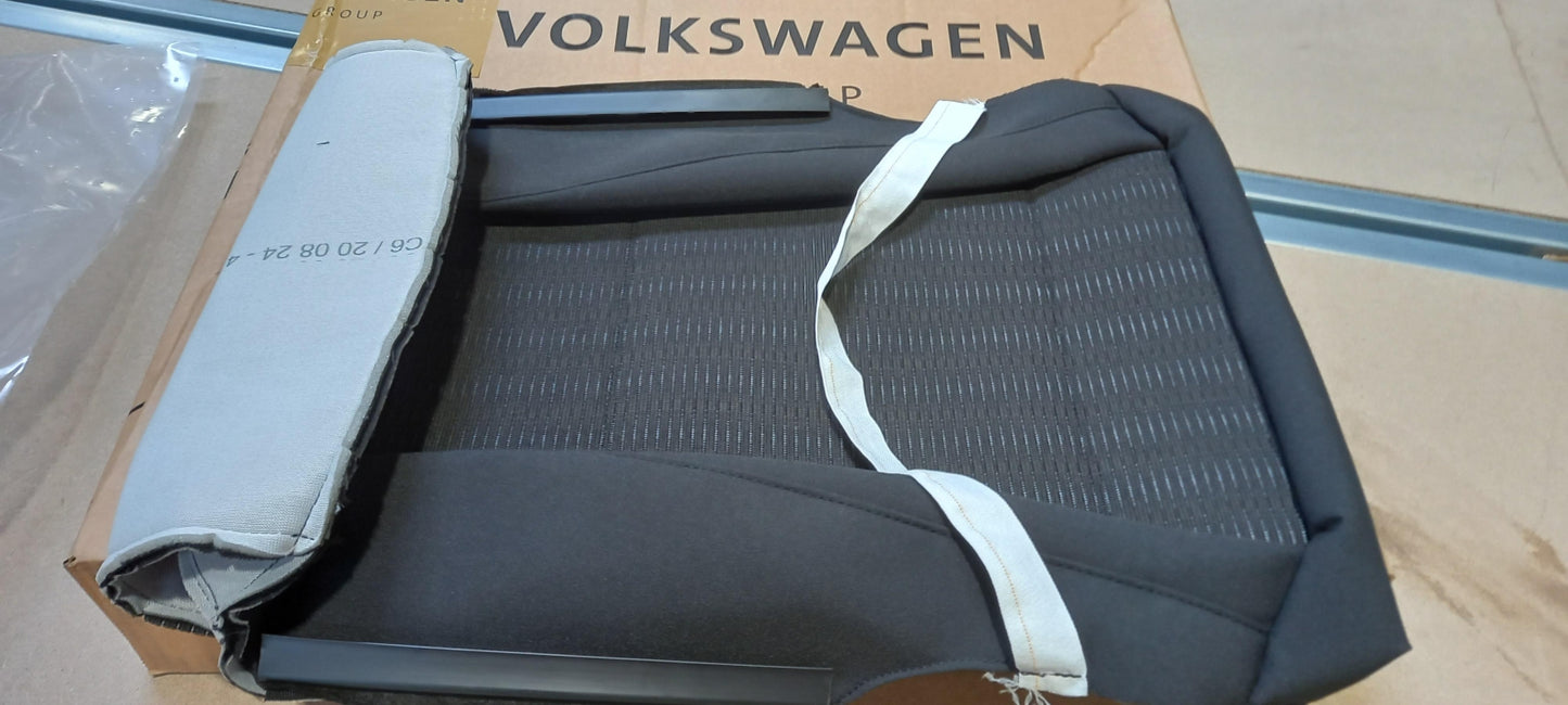 Original VW Caddy 11-20 Sitzbezug titanschwarz vorne 2K5881405CMHTN