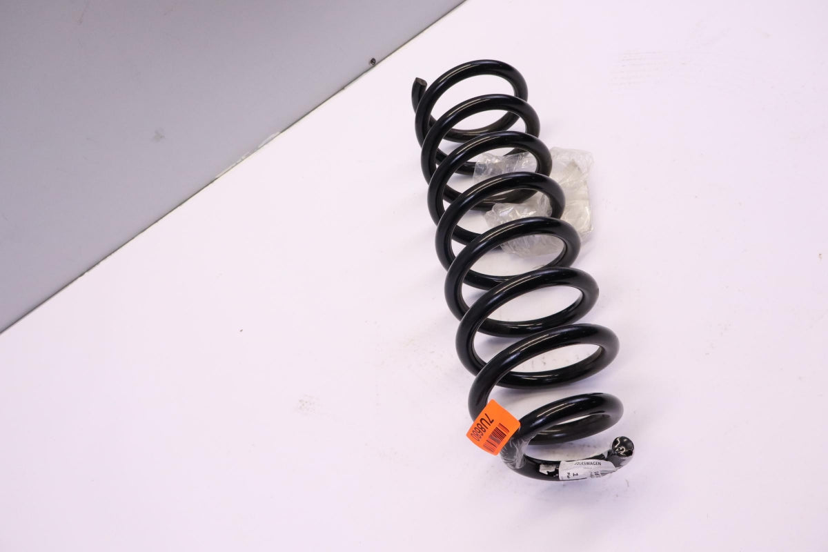 Original VW Touareg 7L 03-10 Fahrwerksfeder opalgrün hinten 7L6511115F