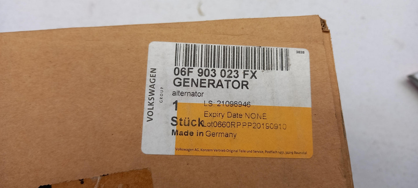 Original AUDI A1 A3 A4 VW Caddy Golf 6 Passat B6 T5 Lichtmaschine 06F903023FX