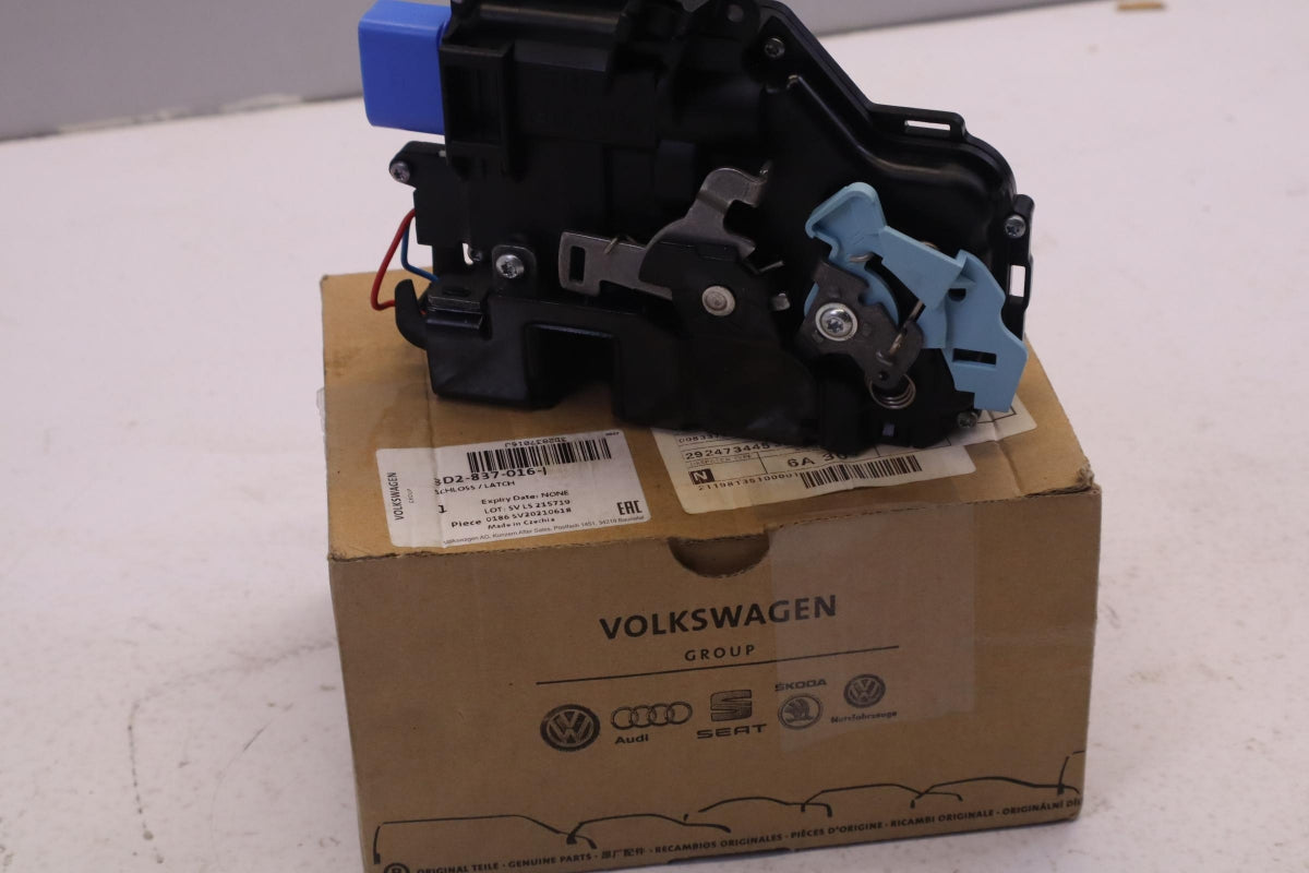 Original VW Caddy Golf Phaeton SKODA Octavia Türschloss vorne rechts 3D2837016J