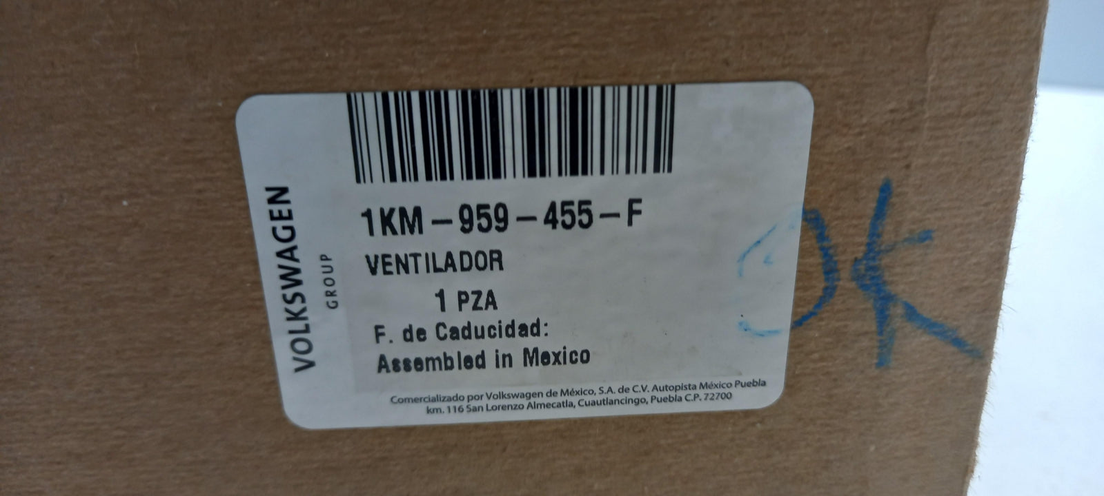 Original VW Beetle 5C Golf 6 Jetta Motorkühlung Lüfter 1KM959455F