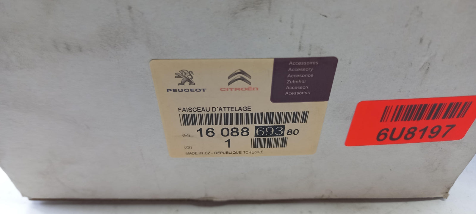 Original PEUGEOT 301 CITROEN C-Elysee Anhängerkupplung Elektrosatz 1608869380