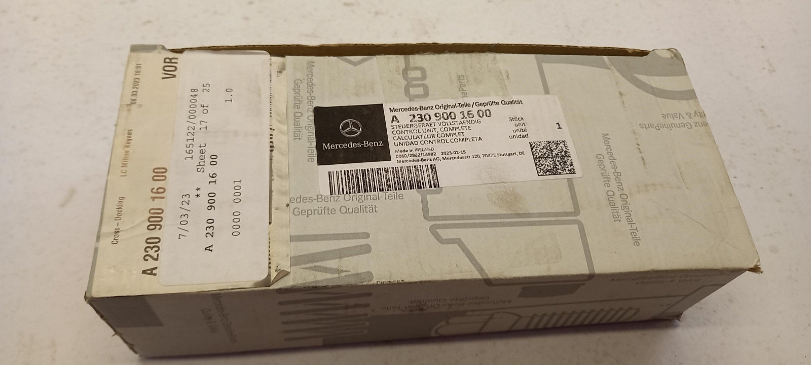 Original OE MERCEDES-BENZ Sicherungskasten A2309001600